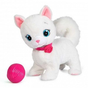 95847 Мягкая игрушка IMC Toys Club Petz Кошка Bianca интерактивная, в комплекте с клубком, на батарейках