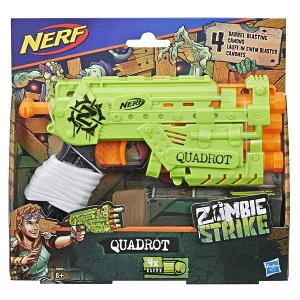 E2673EU4 Бластер Hasbro NERF Зомби страйк Квадрот, со стрелами