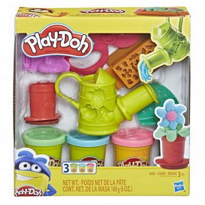 E3342EU4 Набор для творчества Hasbro Play-Doh для лепки 2 вида Сад, Инструменты