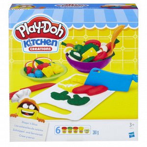 B9012EU4 Набор для творчества Hasbro Play-Doh для лепки Cлепи и нарежь на дольки