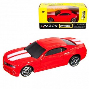 344004S-RD Машинка металлическая Uni-Fortune RMZ City 1:64 CHEVROLET CAMARO, Цвет Красный