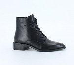Z20081-01-1 черный (Иск.кожа/Байка) Ботинки женские