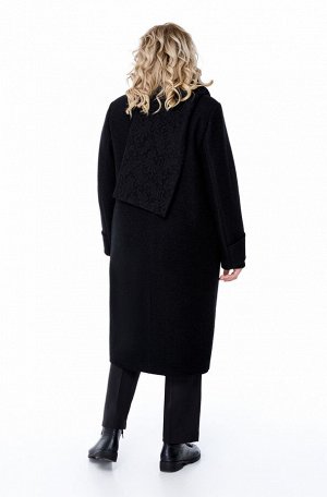 Пальто Пальто Pretty 1881 черный 
Состав ткани: ПЭ-40%; Шерсть-60%; 
Рост: 164 см.

Пальто женское на подкладке прямого силуэта, выполненное из добротной пальтовой ткани. Пальто имеет смещенные релье