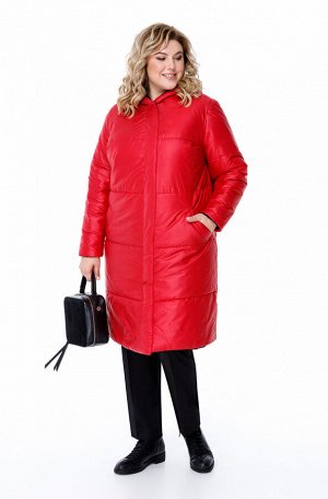 Пальто Пальто Pretty 1208 черный и красный 
Состав ткани: ПЭ-100%; 
Рост: 164 см.

Двухстороннее дутое пальто на синтепоне, выполненное из плащевой ткани с горизонтальной стежкой. Одна сторона имеет 