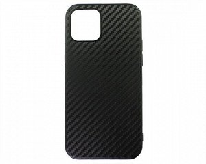 Чехол iPhone 12/12 Pro Carbon (черный)