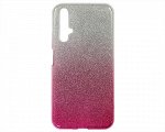 Чехол Honor 20/Huawei Nova 5T Shine (серебро/розовый)