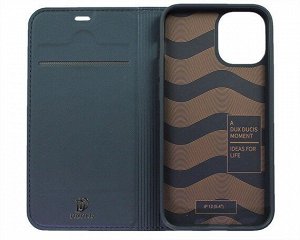 Чехол книжка iPhone 12 Mini Dux Ducis (синий)