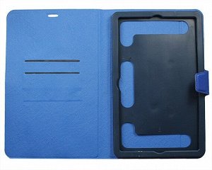Чехол-книжка универсальный для планшетов 9'' (темно-синий)