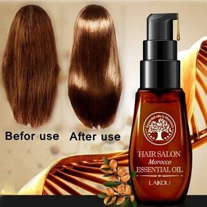 АРГАНОВОЕ МАСЛО ДЛЯ ВОССТАНОВЛЕНИЯ ВОЛОС LAIKOU HAIR SALON MOROCCO ESSENTIAL ARGAN OIL 40 мл