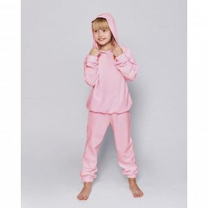 Комплект для девочки (худи, брюки) MINAKU: Casual Collection KIDS цвет св-розовый, рост 104