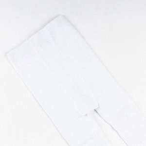 Колготки Дисней "Минни Маус" раппорт, белый, 104-110 см