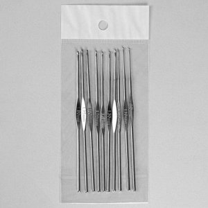 Набор крючков для вязания, d = 1-1,9 мм, 12 см, 10 шт