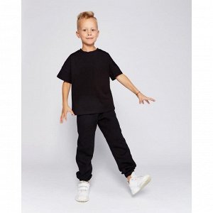 Футболка детская MINAKU:Basic line kids, чёрная.