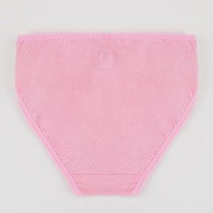Трусы для девочки, цвет розовый/горох, рост 116-122 см (30)