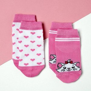 Набор носков "Мари", Коты аристократы, 2 пары, 8-10 см