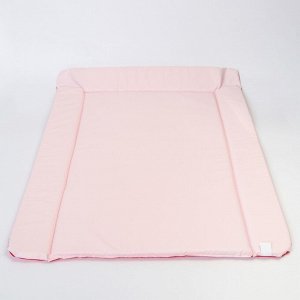 Матрас для пеленания со складными бортиками, двусторонний, для девочки, 82х72 см, цвет красный/розовый
