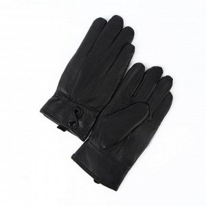 Перчатки, размер 8, подклад флис, цвет чёрный