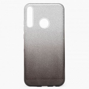 Чехол-накладка SC097 Gradient для "Huawei Honor 9C/Huawei P40 Lite E" (black/silver)