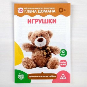 Обучающие карточки по методике Глена Домана «Игрушки», 12 карт, А5