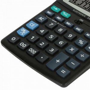 Калькулятор настольный STAFF STF-888-16 (200х150 мм), 16 разрядов, двойное питание, 250183