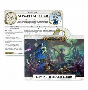 Миниатюры Age of Sigmar: Warscroll Cards: Lumineth Realm-lords