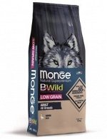 Сухой корм Monge Dog BWild LOW GRAIN для взрослых собак, низкозерновой, из мяса гуся 2,5 кг