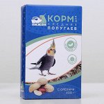 Корм &quot;Пижон&quot; для средних попугаев, с орехами, 400 г