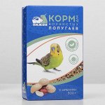 Корм &quot;Пижон&quot; для волнистых попугаев, с орехами, 500 г