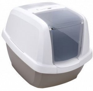 IMAC био-туалет для кошек MADDY 62х47,5х47,5h см, белый/бежевый