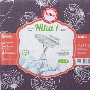 Доска гладильная Nika «Ника 1», 122x34,5 см, два положения высоты 70, 80 см, рисунок МИКС