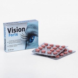 ВИТАМИР Vision Forte, комплекс для зрения, с лютеином, зеаксантином и экстрактом черники, 30 таблеток