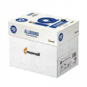 Бумага офисная IQ ALLROUND, А4, 80 г/м2, 500 л., марка В, Mondi, белизна 162%