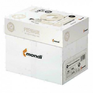 Бумага IQ PREMIUM, А4, 160 г/м2, 250 л., класс "А", Австрия, белизна 170% (CIE)