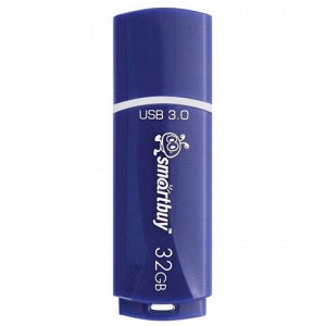 Флеш-диск 32 GB SMARTBUY Crown USB 3.0, синий, SB32GBCRW-Bl