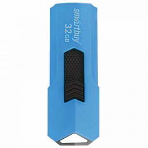 Флеш-диск 32 GB SMARTBUY Stream USB 2.0, синий, SB32GBST-B