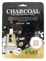 Ekel Тканевая маска для лица CHARCOAL (уголь)