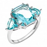 Серебряное кольцо с фианитом 100-1208-T