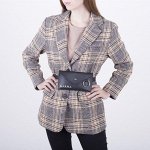 Сумка поясная с металлическим кольцом, 19х11см, K.A.R.M.A , цвет чёрный