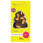 шоколад НГ BUCHERON Горький с Миндалем 100 г 1уп.х 10шт.