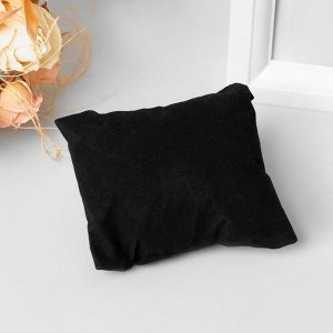 Подушка для украшений 8x5x3,5 см, цвет чёрный
