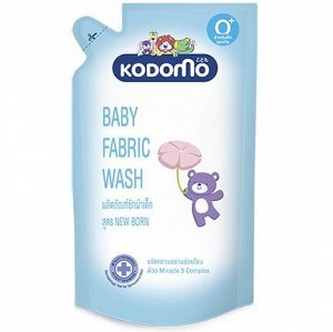 LION "Кодомо" Жидкое средство для стирки  580мл для детских вещей Organic(0+) оливковое масло /мягк.уп.