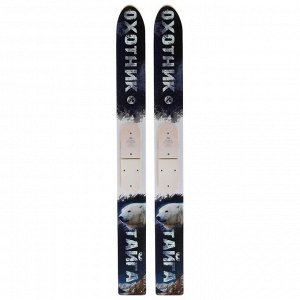Лыжи охотничьи дерево-пластиковые «Тайга», 155 см, цвета МИКС