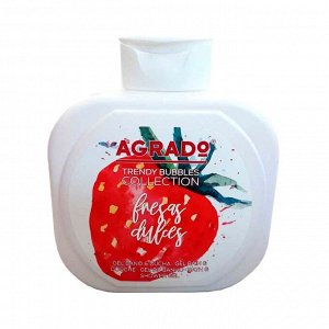 AGRADO Гель 750мл для ванн и душа "Sweet strawberries",(Сладкая Клубника)