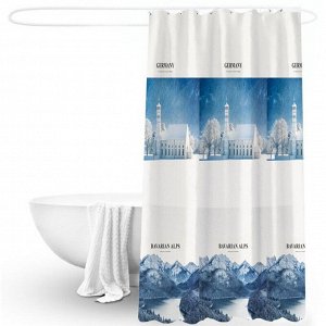 Штора для ванной комнаты из ЭВА Shower Curtain / 180 x 180 см