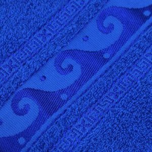 "Elegance" Полотенце махровое 50х90см, 460гр/м2, синий (Росс