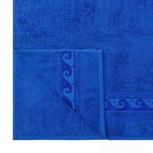 "Elegance" Полотенце махровое 50х90см, 460гр/м2, синий (Росс