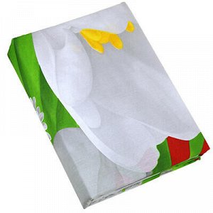 "Белые тюльпаны 3D" Постельное белье, комплект "Евро Макси".