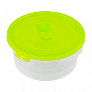 Контейнер для продуктов пластмассовый "Смайл" 0,8л, д15см, h