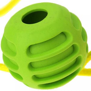 Игрушка для собаки "Мячик метательный" д6см, резиновая, с пе