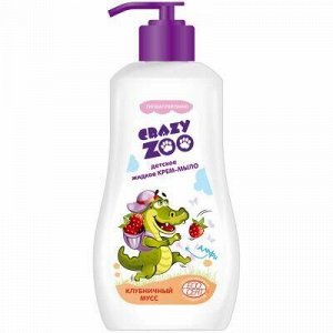 Мыло-крем туалетное жидкое детское "Crazy Zoo" 0,28л, клубни